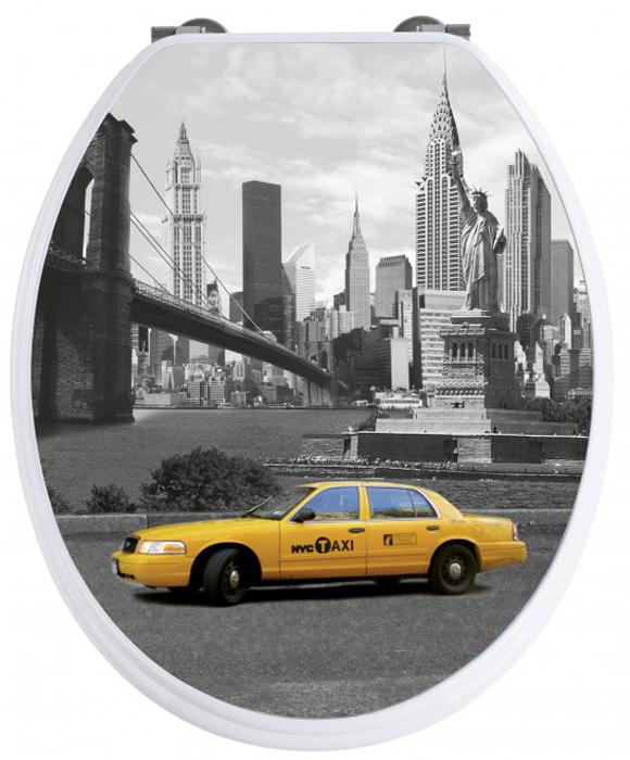 Foto Tapa de WC Nueva York 3D