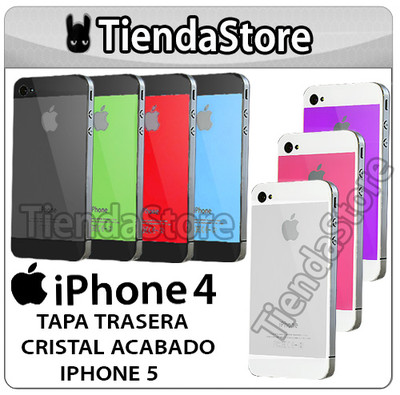 Foto Tapa Trasera Cristal Para  Iphone 4 Conversi�n Iphone 5 Funda Carcasa Bateria