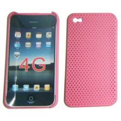 Foto Tapa trasera iphone 4 microperforada rosa
