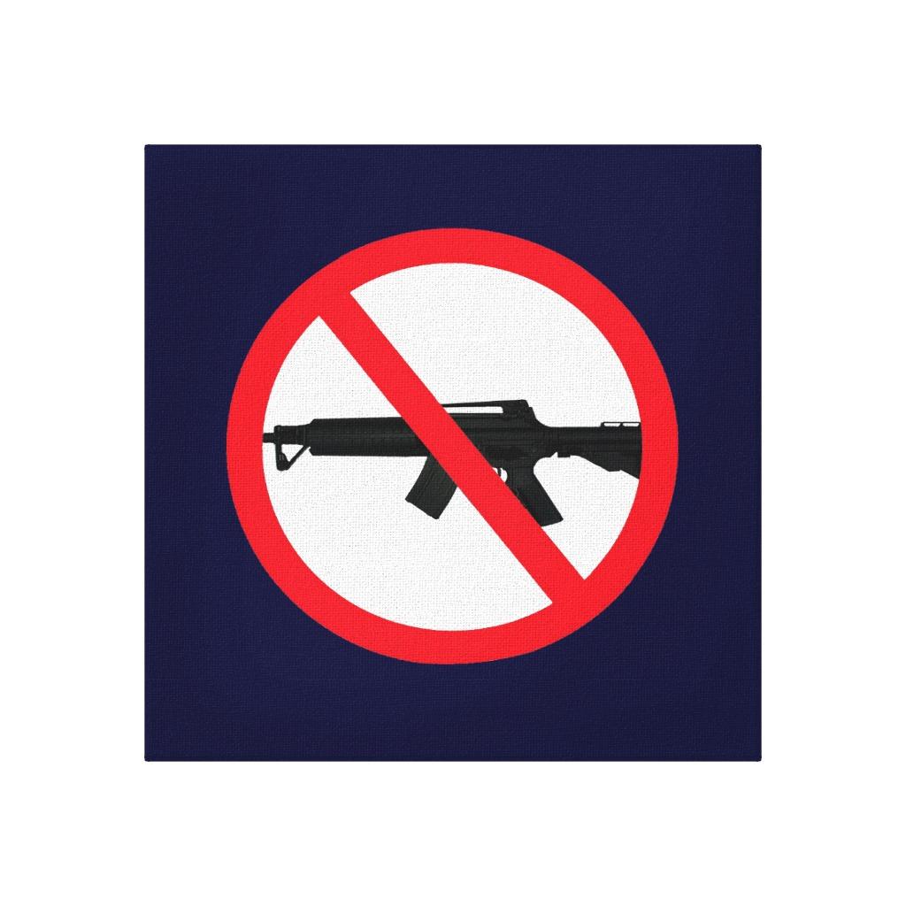 Foto Tapiz de las armas de asalto de la prohibición Impresiones En Lona