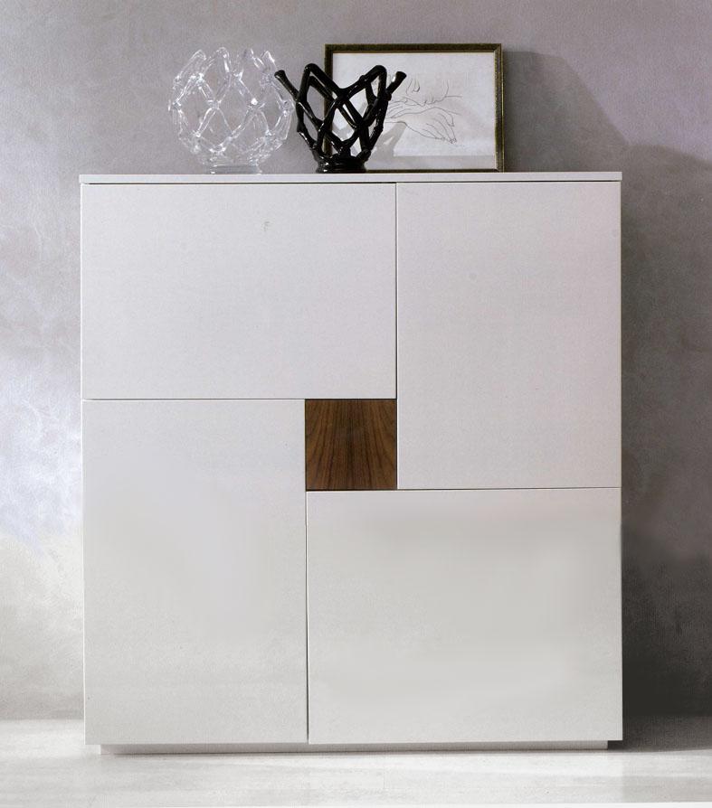 Foto Taquillon de Madera : Coleccion QUADRAT Blanco