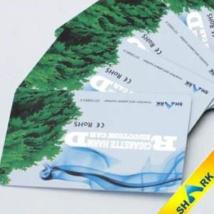 Foto Tarjeta antitabaco blove shark