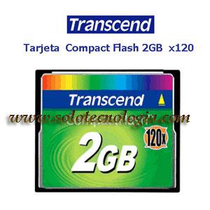 Foto Tarjeta de Memoria Compact Flash 2Gb 120X