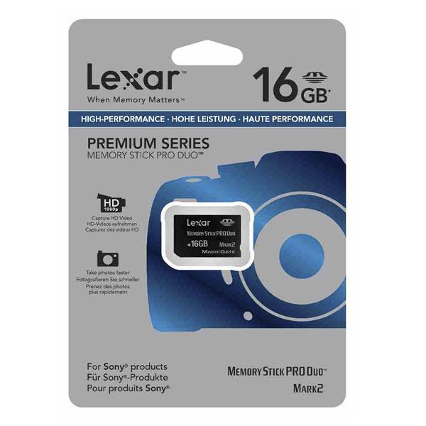 Foto Tarjeta de Memoria Lexar Platinum II Memory Stick PRO Duo de 16 GB