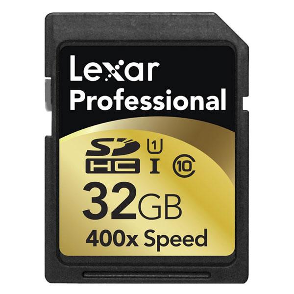 Foto Tarjeta de Memoria Lexar Professional SDHC 400x de 32 GB