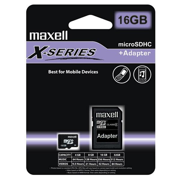 Foto Tarjeta de Memoria Maxell MicroSD HC Clase 4 de 16 GB