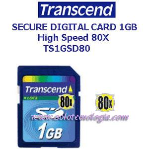 Foto Tarjeta de memoria SD 1GB 80x