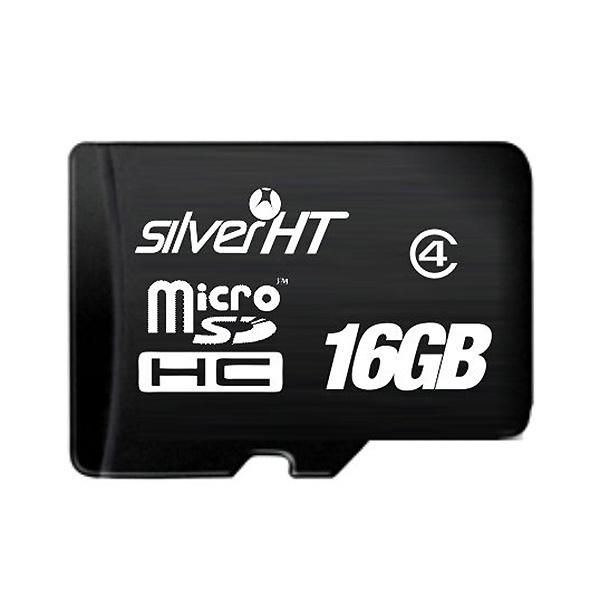 Foto Tarjeta de Memoria SilverHT MicroSDHC Clase 4 de 16 GB + lector USB