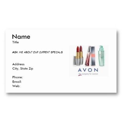 Foto Tarjeta de visita de Avon