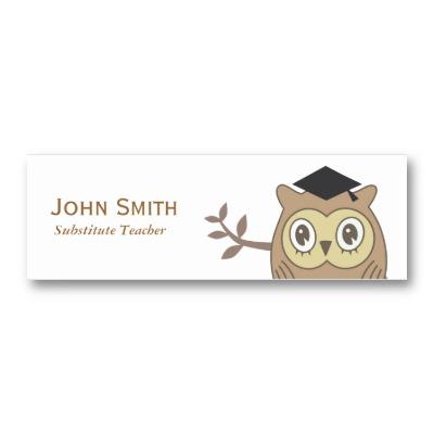 Foto Tarjeta de visita del profesor sustituto del Dr. O