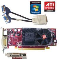 Foto tarjeta grafica DUAL ATI RV610 256MB PCIe x16