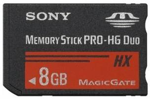 Foto Tarjeta Memoria Sony mshx8b pro-hg duo hx 8gb ecopack [MSHX8B] [49055