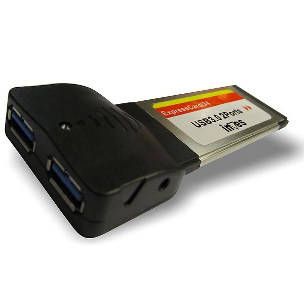 Foto Tarjeta PCMCIA Express Card Inves 2 USB 3.0