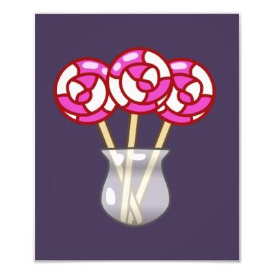 Foto Tarro del remolino del Lollipop Impresiones Fotográficas