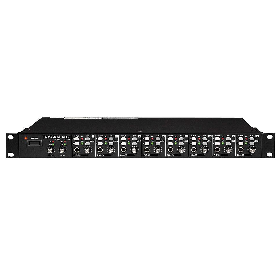 Foto Tascam MH-8, Amplificador auricular