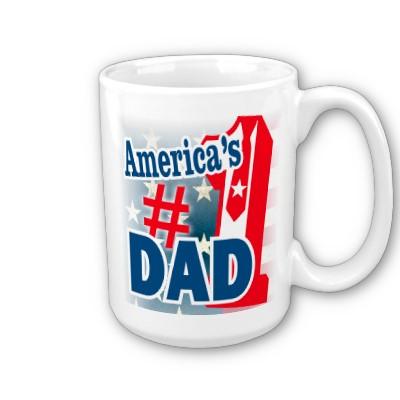 Foto Taza de café del papá del número 1 de América