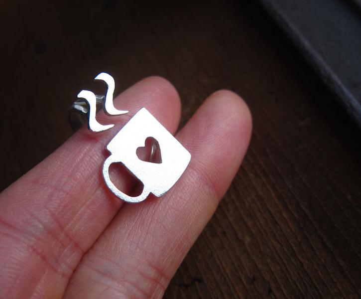 Foto Taza del amor Anillos - Anillos de plata