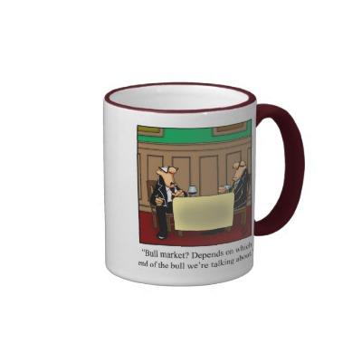 Foto Taza divertida del campanero del dibujo animado de