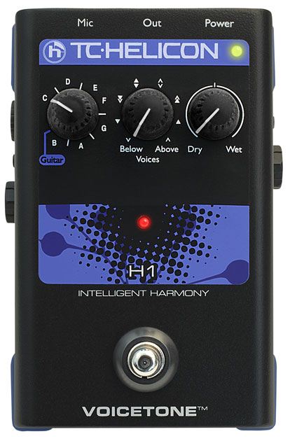 Foto Tc Helicon Voicetone H1 Pedal Efectos Voz