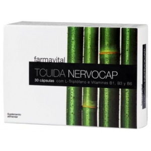 Foto Tcuida nervocap 30 capsulas con l-triptofano y vitaminas b1,b3 y b6