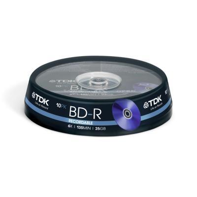 Foto Tdk Bd-r Blu-ray Disk 25gb 6x Speed Cakebox