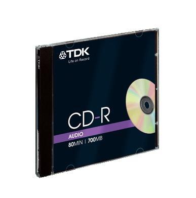 Foto Tdk Cd-r 80 700mb Audio Jewel Case