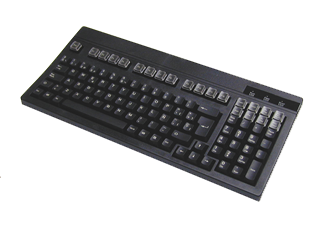 Foto Teclado TPV Reducido Mustek ACK-700 PS/2