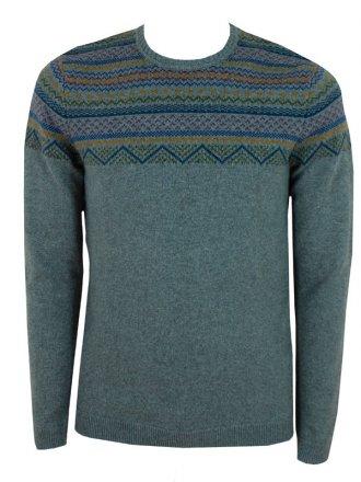 Foto Ted Baker Horsman Fairisle Crew Knit - Grey