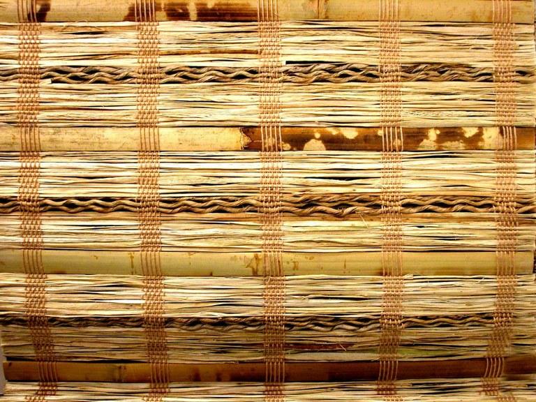 Foto Tejido de maiz con bambu tigre 12mm.