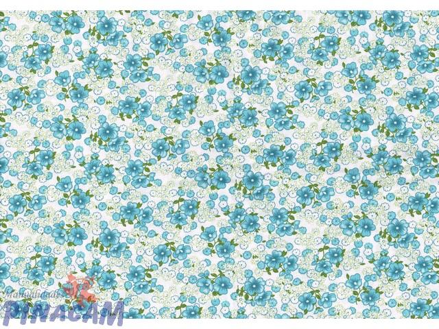 Foto TEJIDO PATCHWORK 110X100 CM LAZY 12079 AGUA