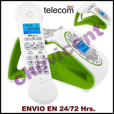 Foto Teléfono Fijo E Inalámbrico Spctelecom 7703 Verde, Combo Contestador Automático
