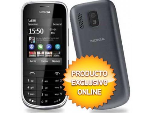 Foto Teléfono móvil nokia asha203 gris