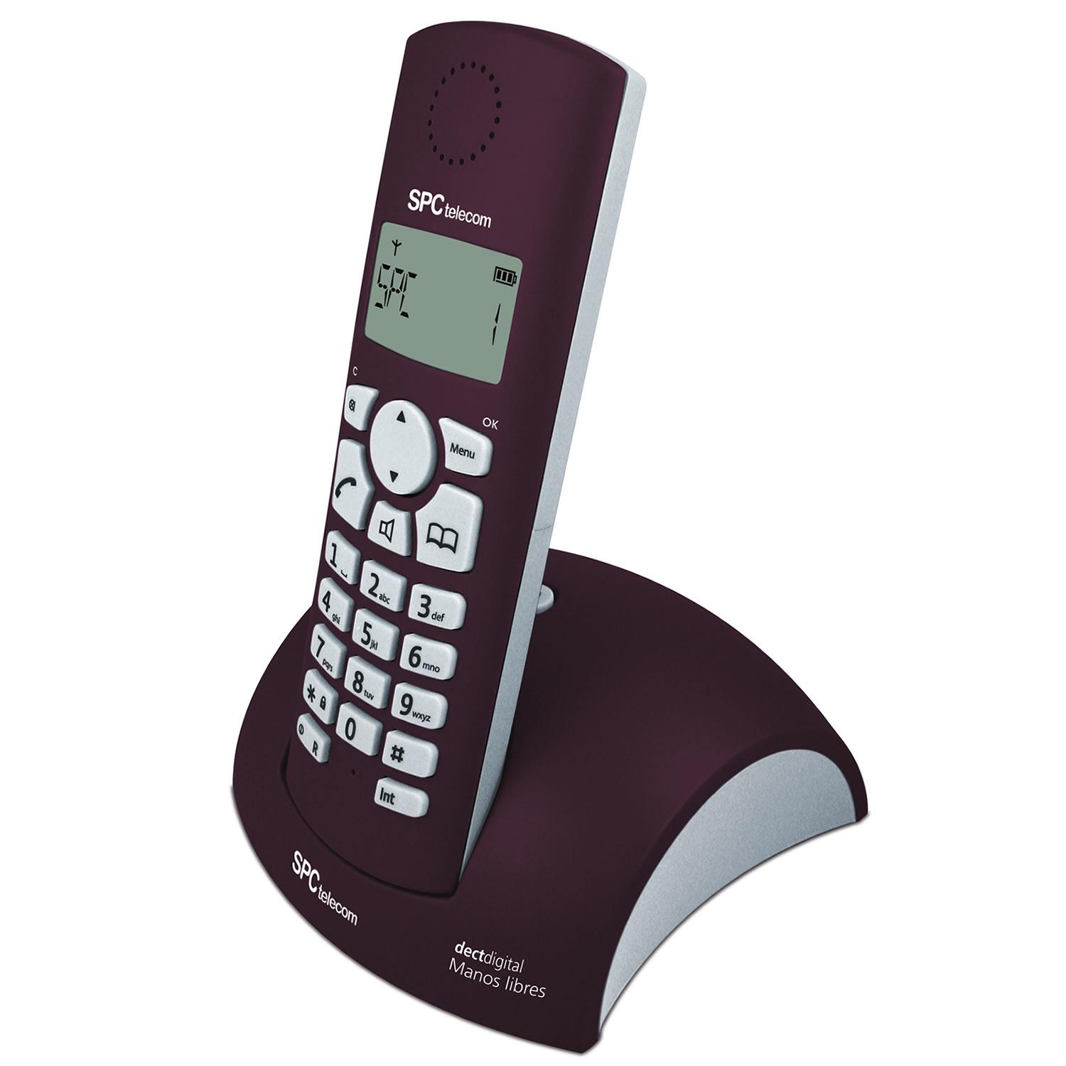 Foto Telefono Inalambrico SPC Telecom 7226 DECT Berenjena
