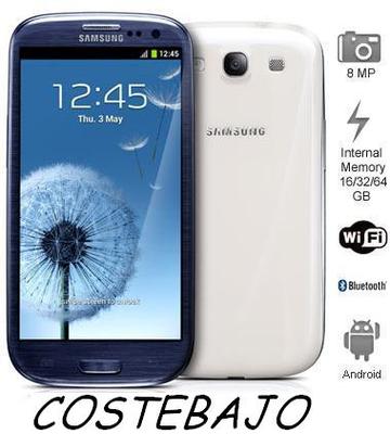 Foto Telefono Movil Libre Fabrica I9300 Galaxy S Iii S3 16gb Samsung Bl +micro 16gb