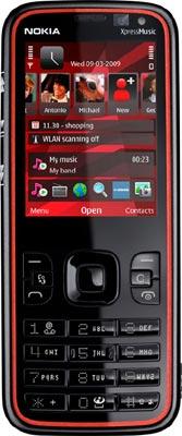 Foto Telefono Movil Nokia 5630 Negro Y Rojo Libre