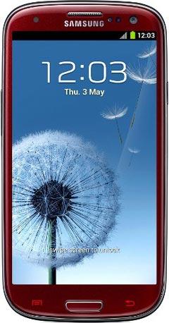 Foto Telefono Movil Samsung I9300 Galaxy S3 16gb Libre Rojo