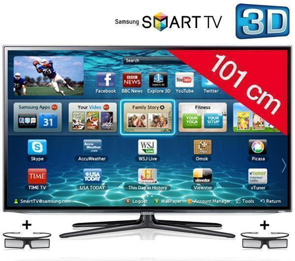 Foto Televisor LED 3D Smart TV UE40ES6100 + Cable HDMI - Chapado oro 24 quilates- 1,5 m - SWV3432S/10