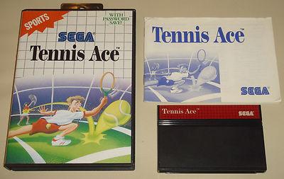 Foto Tennis Ace - Master System 2 - Pal España Ii - Sega - Tenis