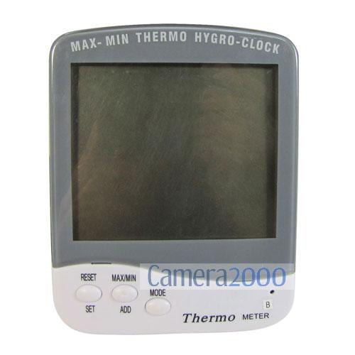 Foto Termómetro Higrómetro LCD Medidor de temperatura Medidor de Humedad
