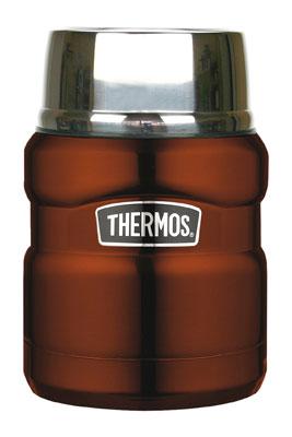 Foto Termo Thermos Termo para comida King marrón