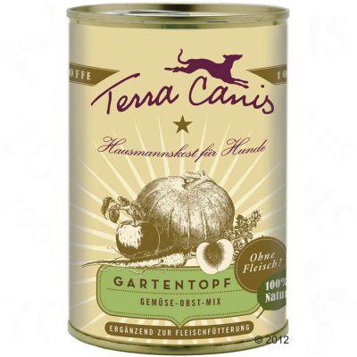 Foto Terra Canis Gartentopf Mix con verdura y fruta - 12x400g - Pack Ahorro