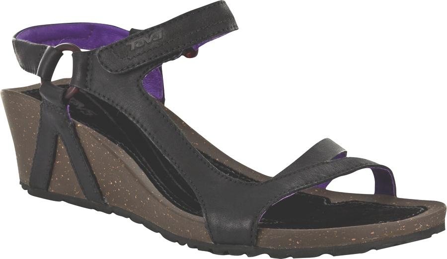 Foto Teva Cabrillo Universal Wedge Leather Lady Black/Purple (Modell 2013) Gr: 11