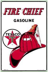 Foto Texaco Fire Chief porcelain on steel sign