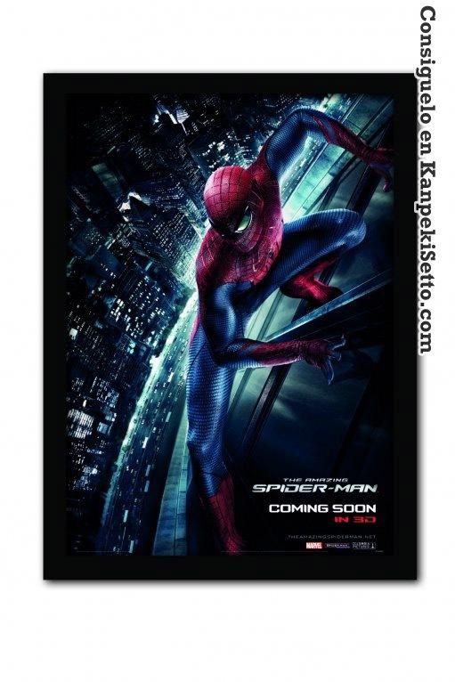 Foto The Amazing Spider-man PÓster Enmarcado Wallcrawler 42 X 30 Cm
