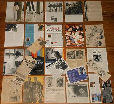 Foto The Beach Boys Clippings 1960s/00s Brian Wilson Dennis Mike Love Magazines