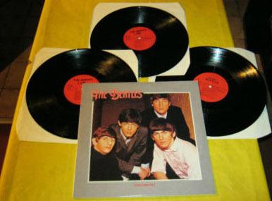 Foto The Beatles 3 Record Set 3xlp . Lennon Maccartney Harrison Starr Rare
