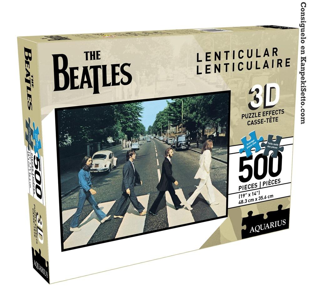 Foto The Beatles Puzzle Efecto 3d (500 Piezas) Abbey Road