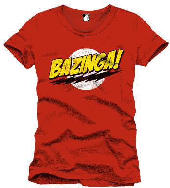 Foto The Big Bang Theory Camiseta Bazinga Roja Talla Xxl