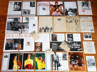 Foto The Kinks 17xdated Articles 1960s/00s Worldwide Magazines Ray Davis Photos Mags