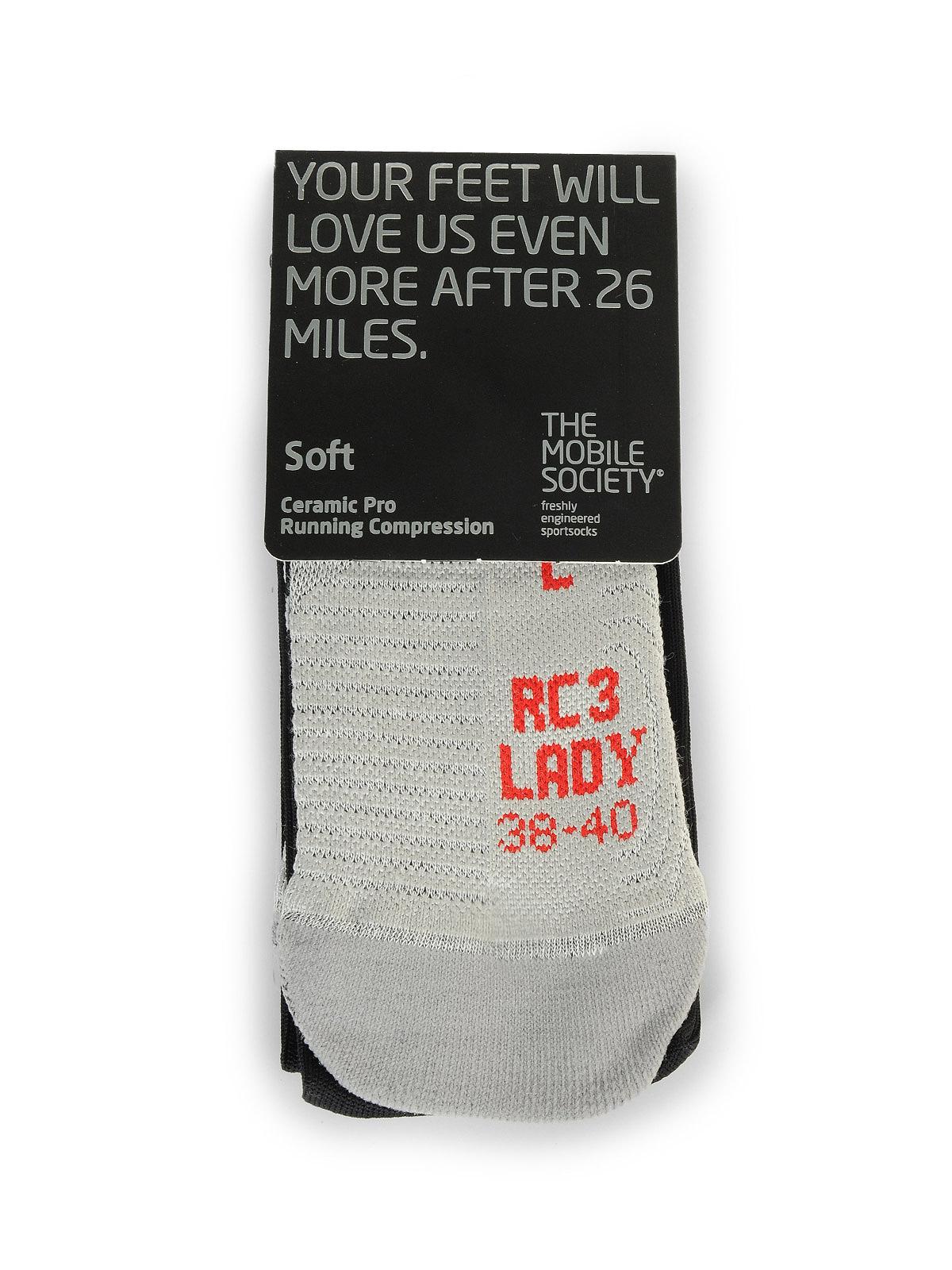 Foto The Mobile Society Calcetines largos ergonómicos gris/negro EU: 38-40